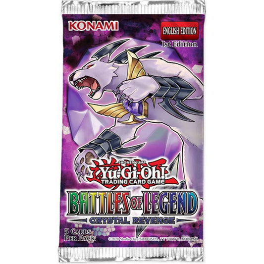 Yu-Gi-Oh! Battle of Legends: Crystal Revenge Blister Booster Pack