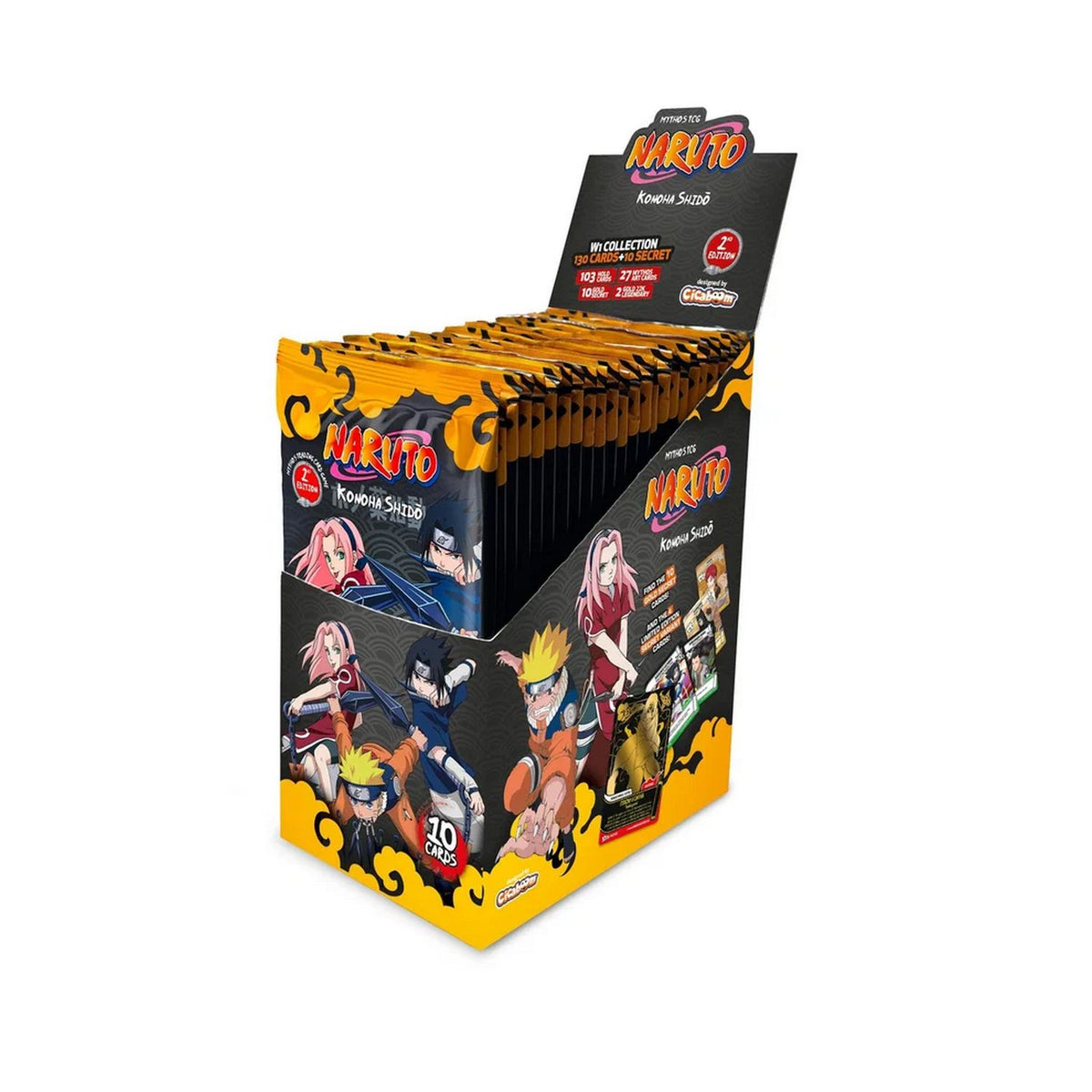 Naruto Mythos TCG: Set 1 Konoha Shido Booster Box (2nd Edition)
