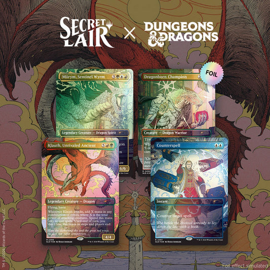 Magic the Gathering: Secret Lair x Dungeons & Dragons - Whispers in Candlekeep [Foil Edition]