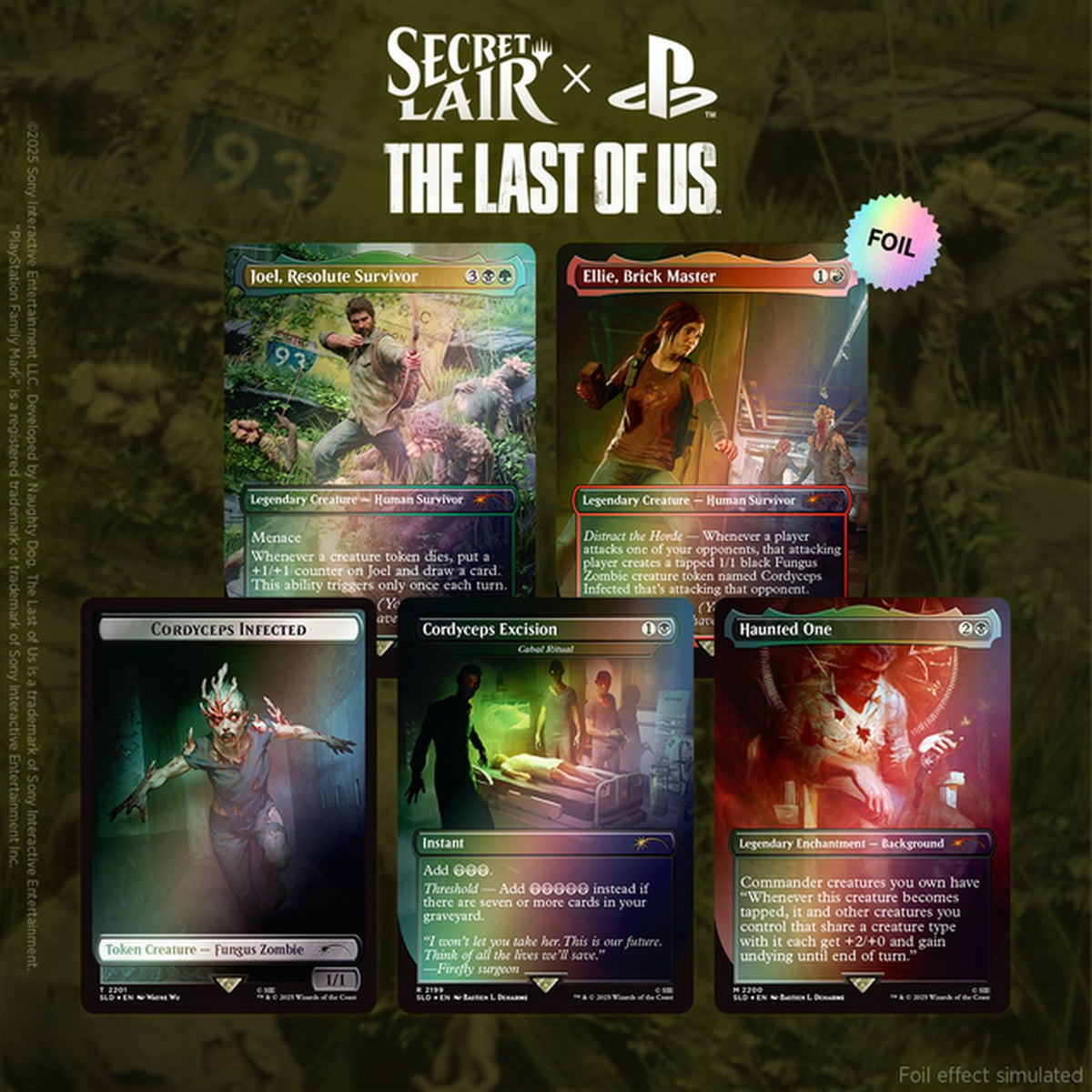 Magic the Gathering: Secret Lair x Last of Us Part 1 [Rainbow Foil Edition]