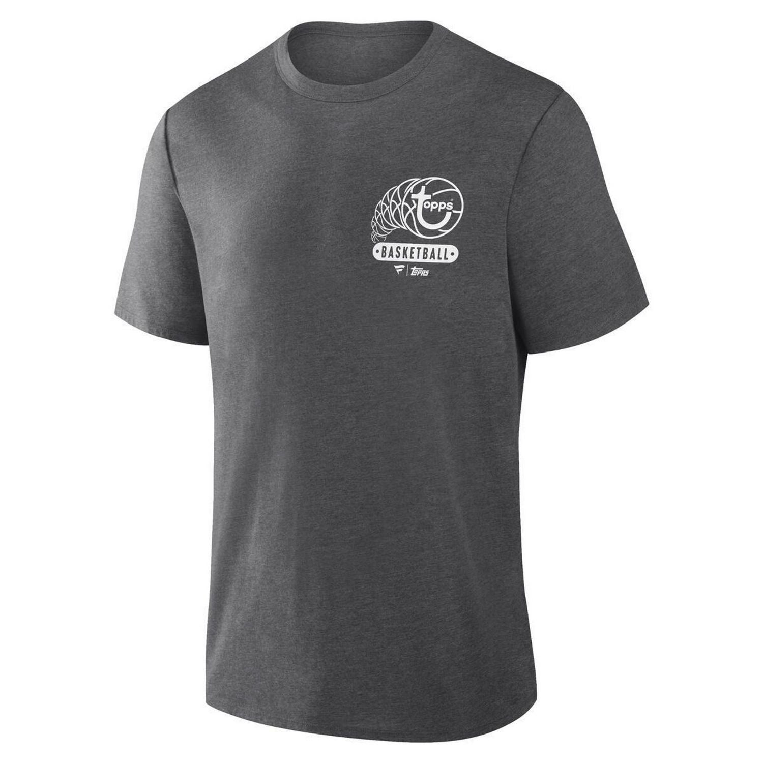 Topps Basketball Hoops Charcoal T-Shirt (XL)、Topps、kayou