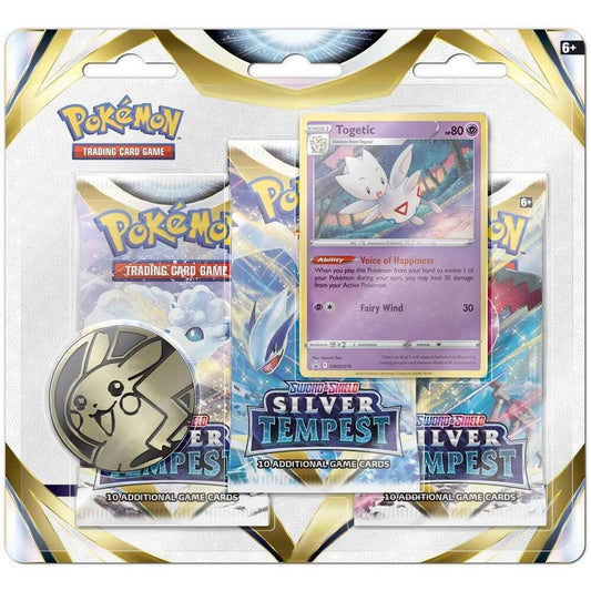 Pokemon: Sword & Shield Silver Tempest 3-Pack Blister [Togetic]