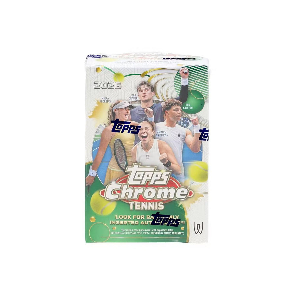 2026 Topps Chrome Tennis Blaster Box