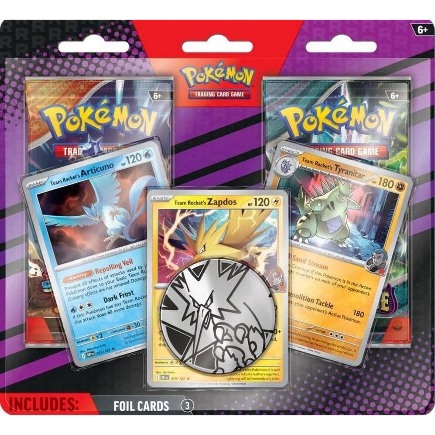 Pokemon: 2-Pack Blister [Team Rocket's Articuno, Zapdos & Tyranitar]