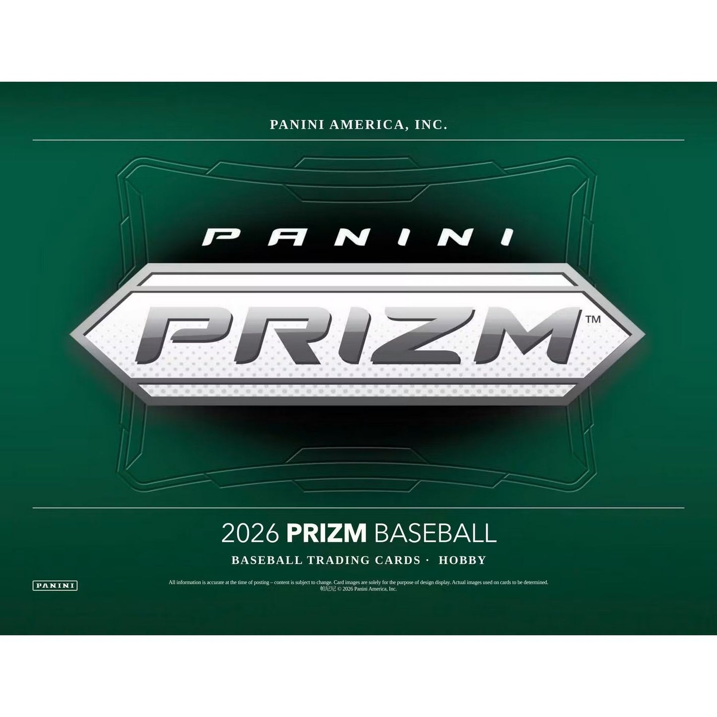 2026 Panini Prizm Baseball Hobby Box