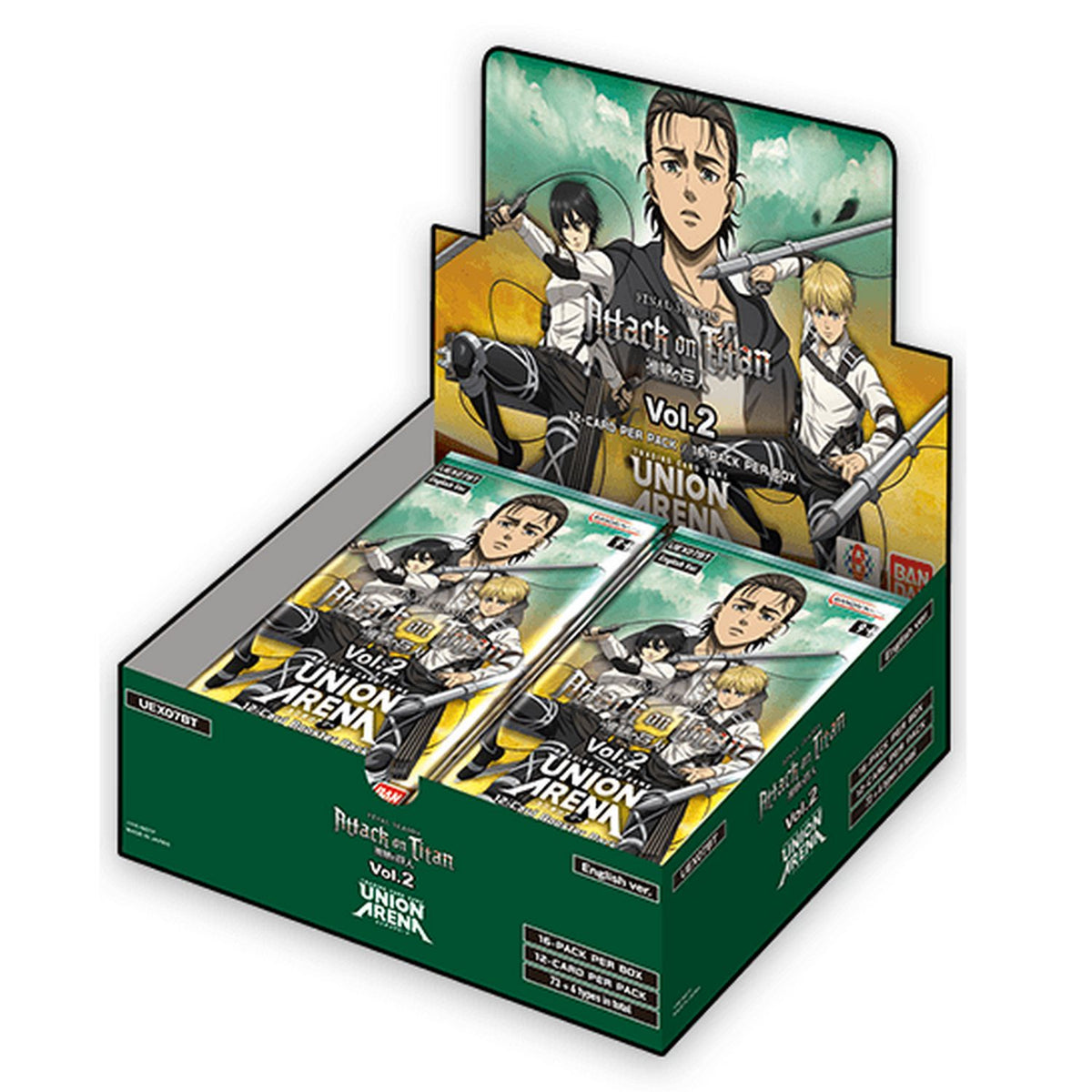 Union Arena: Attack on Titan Volume 2 Booster Box (UEX07BT)