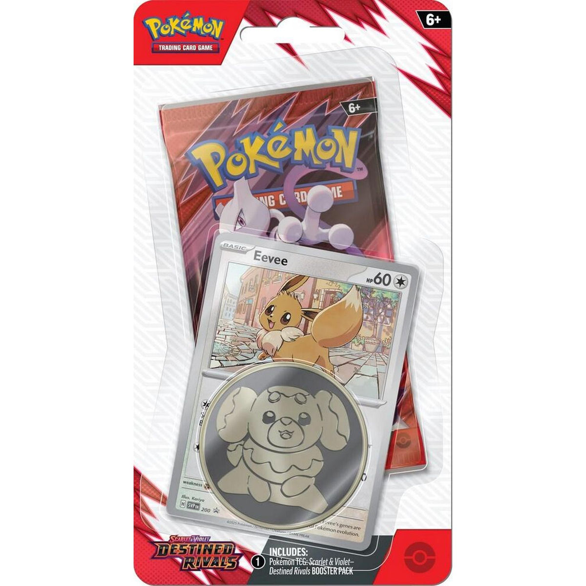 Pokemon: Scarlet & Violet Destined Rivals Checklane Blister Pack [Eevee]