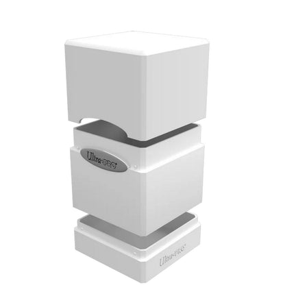 Ultra Pro Deck Box: Satin Tower (Arctic White)