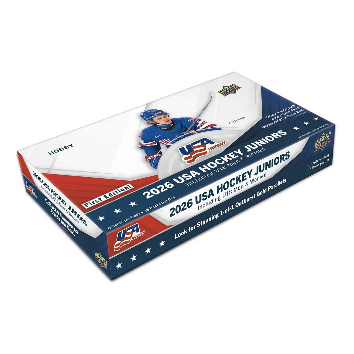 2026 Upper Deck Team USA Juniors Hockey Hobby Box *Contact Us To Order*