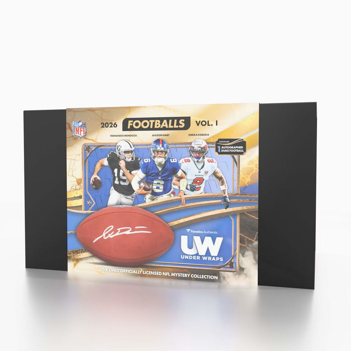 2026 Fanatics Under Wraps Autographed NFL Football Mystery Box