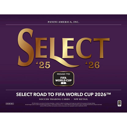 2025-26 Panini Select Road to FIFA World Cup Soccer Blaster Box