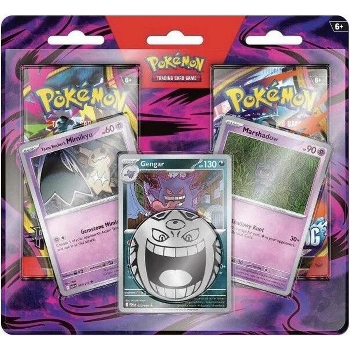 Pokemon: Enhanced 2-Pack Blister [Gengar, Marshadow, Team Rocket's Mimikyu]