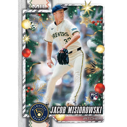 2026 Topps Holiday Baseball Hobby Collector 3-Tin Box