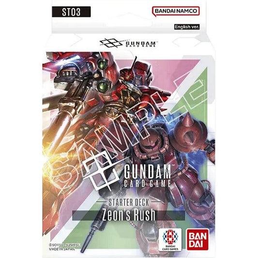 Gundam TCG: Zeon's Rush Starter Deck (ST-03)