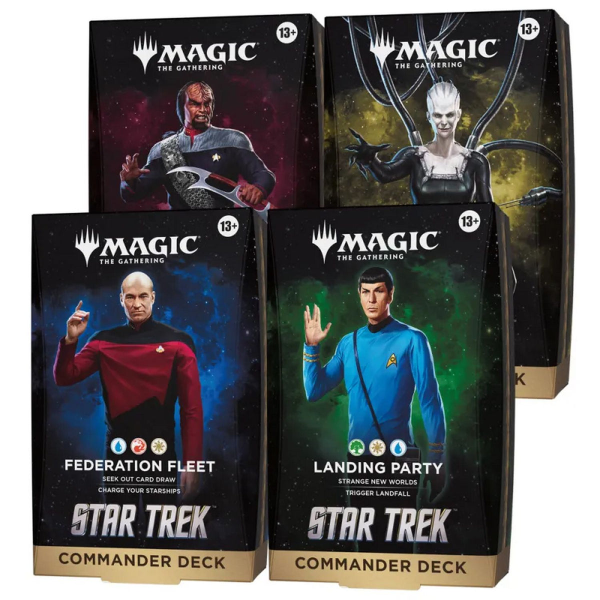 Magic the Gathering: Star Trek Commander Deck (Set of 4) *Expected Release Date 11-13-2026*