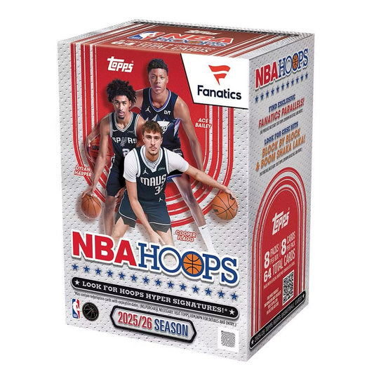 2025-26 Topps NBA Hoops Basketball Fanatics Blaster Box