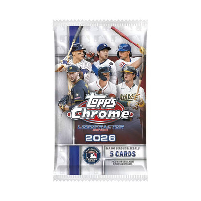2026 Topps Chrome Baseball Logofractor Edition Box