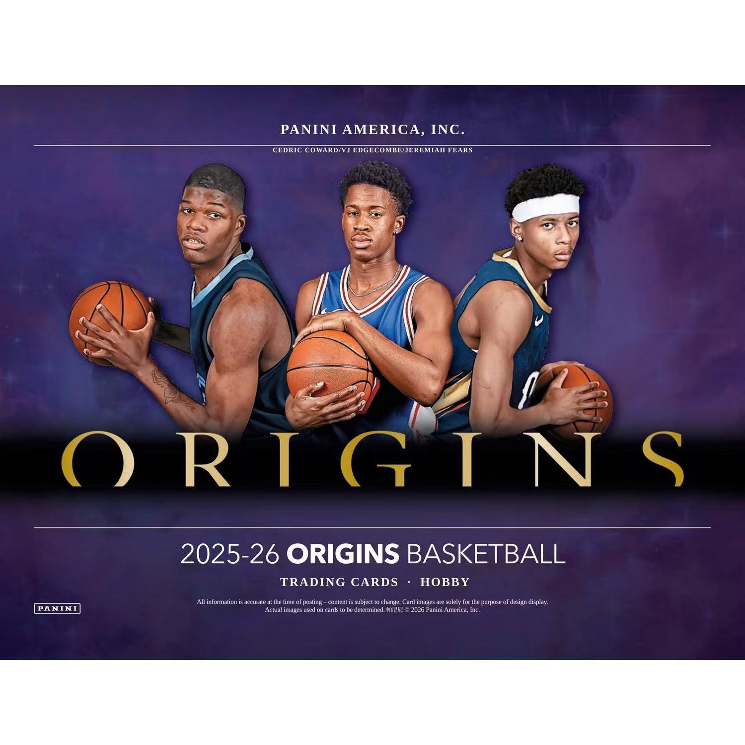 2025-26 Panini Origins Basketball Hobby Box、Panini、kayou