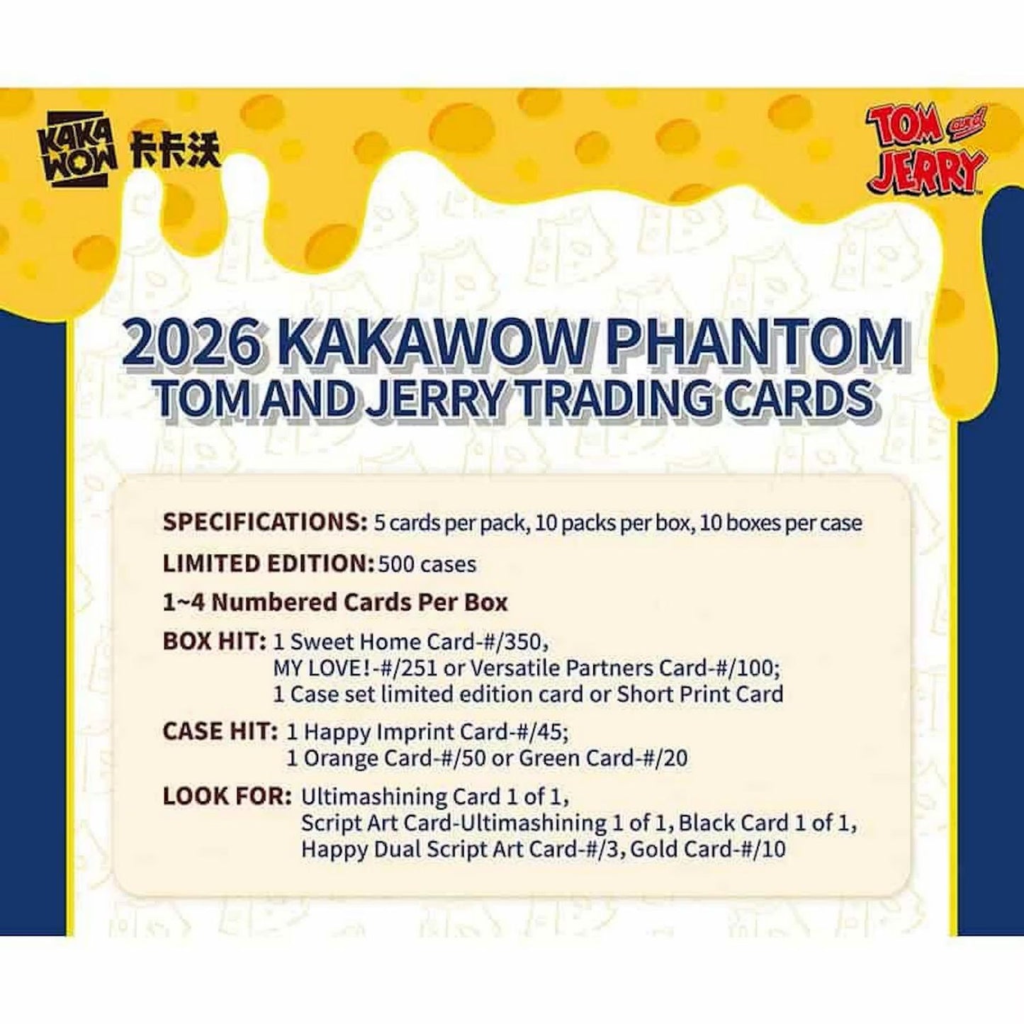 2026 Kakawow Phantom Tom & Jerry Hobby Box