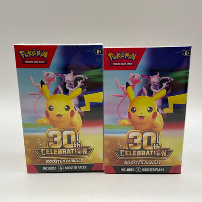 Pokemon: *Package Error* 2x 30th Celebration Booster Bundles Wrapped Together #1