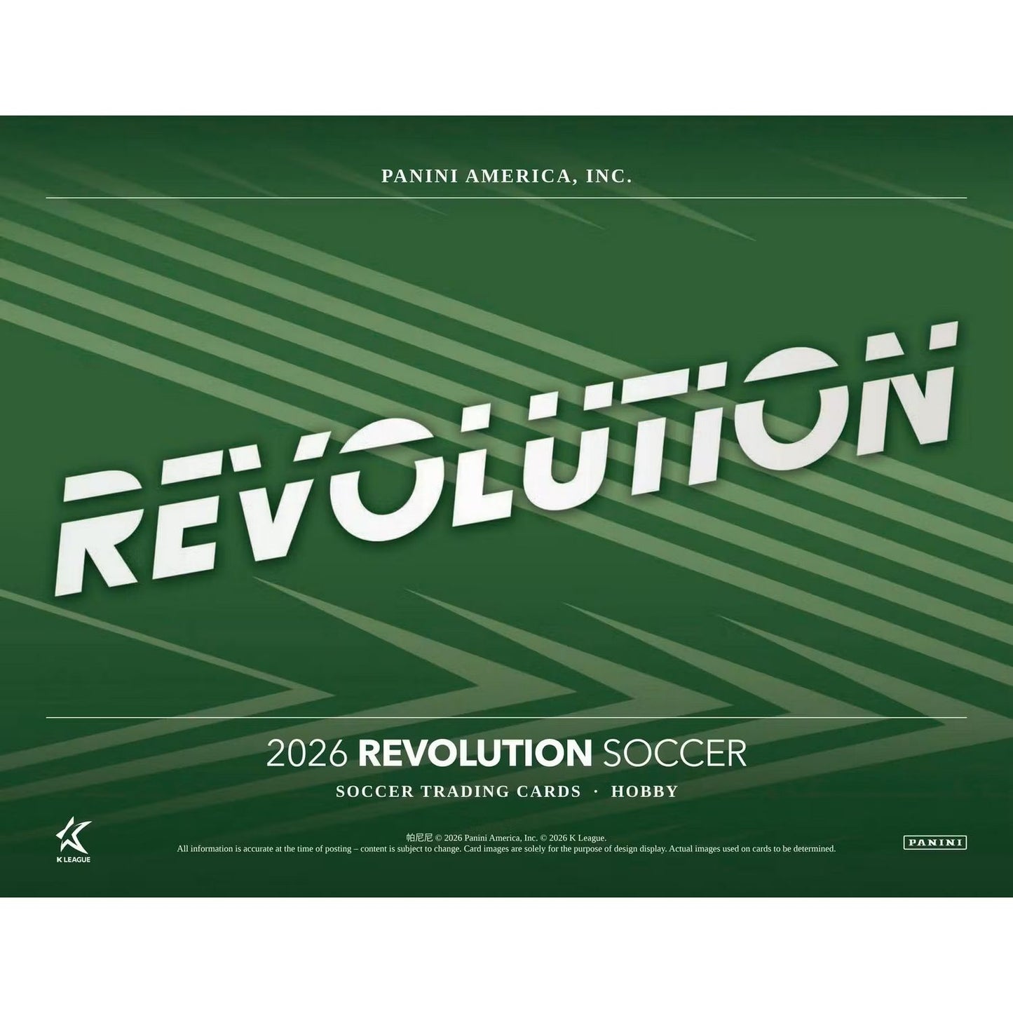 2025-26 Panini Revolution K League Soccer Hobby Box