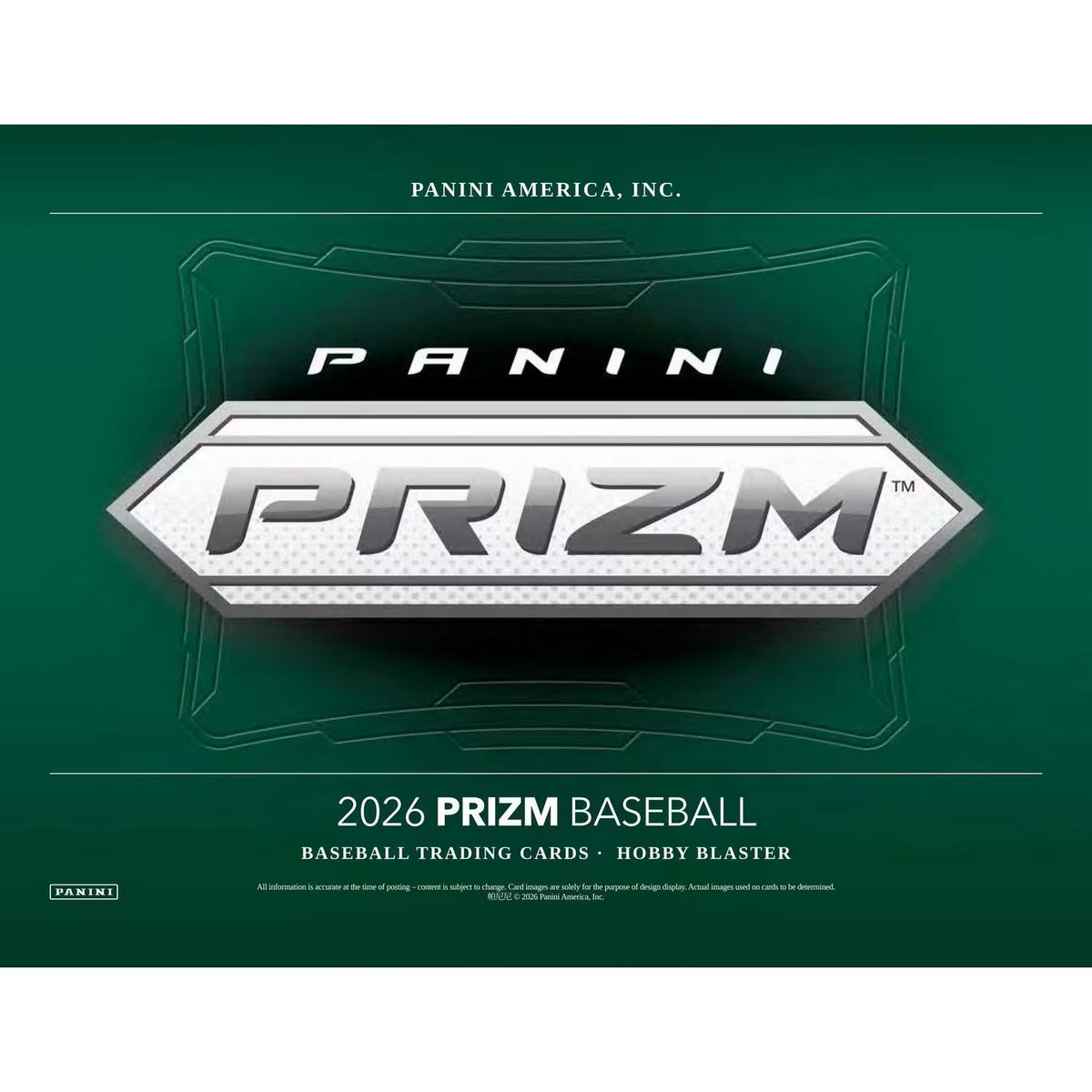 2026 Panini Prizm Baseball Hobby Blaster Box
