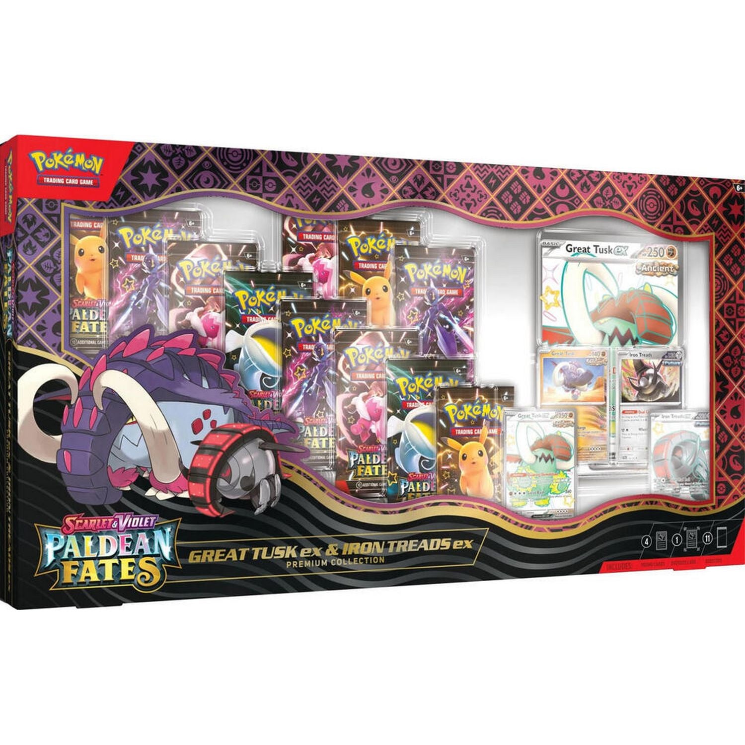 Pokemon: Paldean Fates Great Tusk & Iron Treads ex Premium Collection、Pokemon、kayou