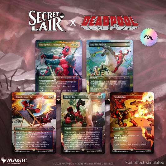 Magic the Gathering: Marvel Secret Lair Deadpool [Rainbow Foil Edition]