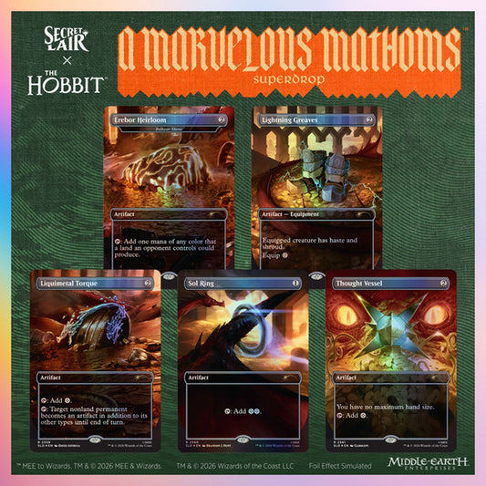 Magic the Gathering: Secret Lair x The Hobbit - Smaug's Spoils [Traditional Foil Edition]