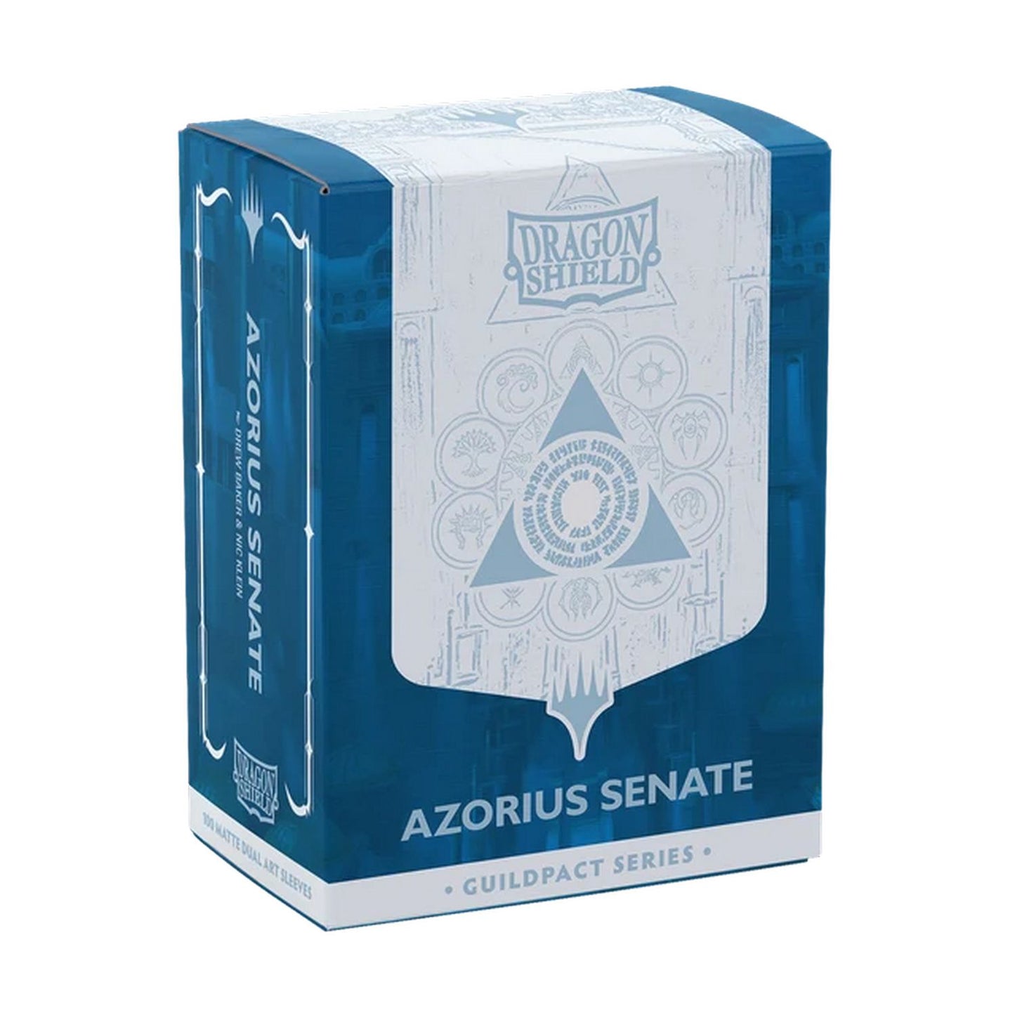 Dragon Shield: Guildpact Series - Matte Dual Art Standard Sleeves 100ct (Azorius Senate)