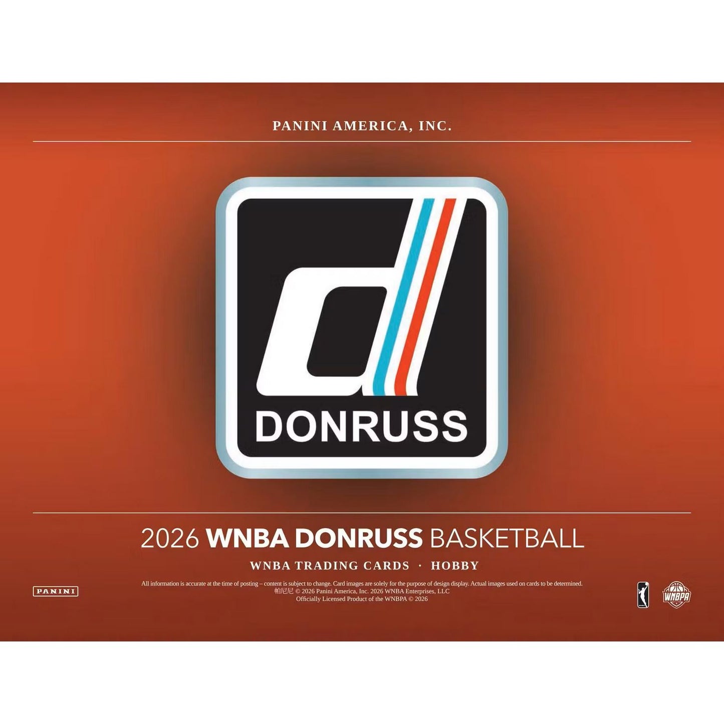 2026 Panini Donruss WNBA Basketball Hobby Box