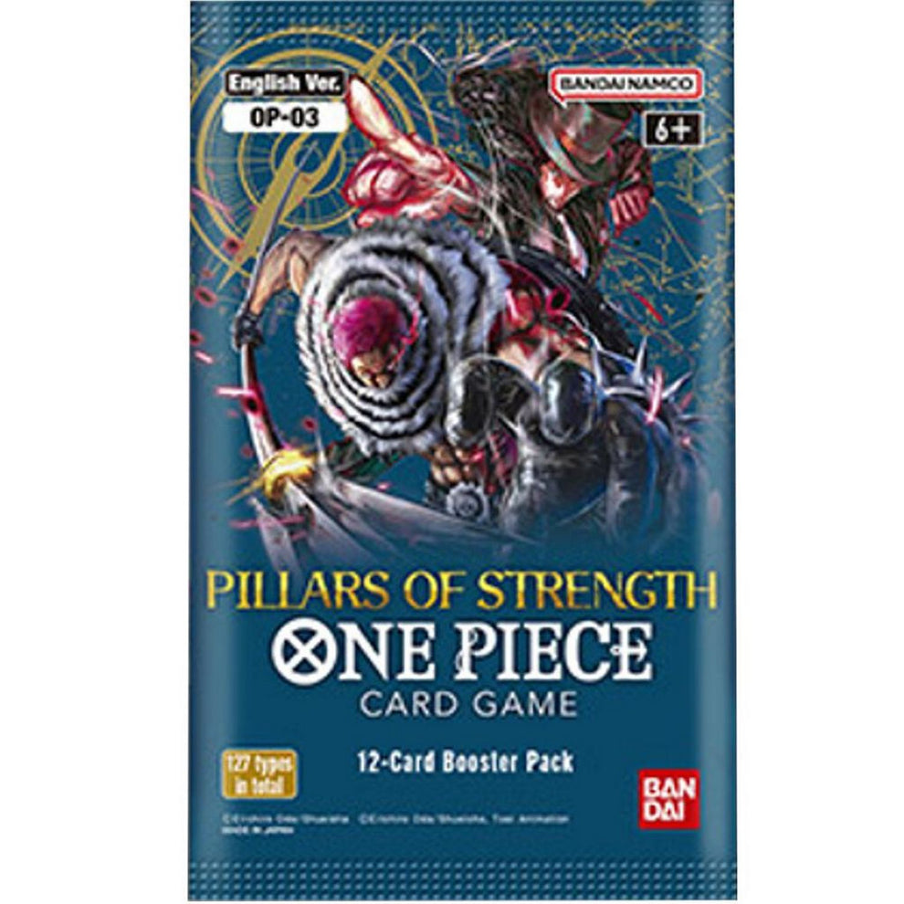 op03 booster box english One Piece Card Game: Pillars of Strength OP-03 Chief Cards officially produced by Bandai. One Piece TCG: Pillars of