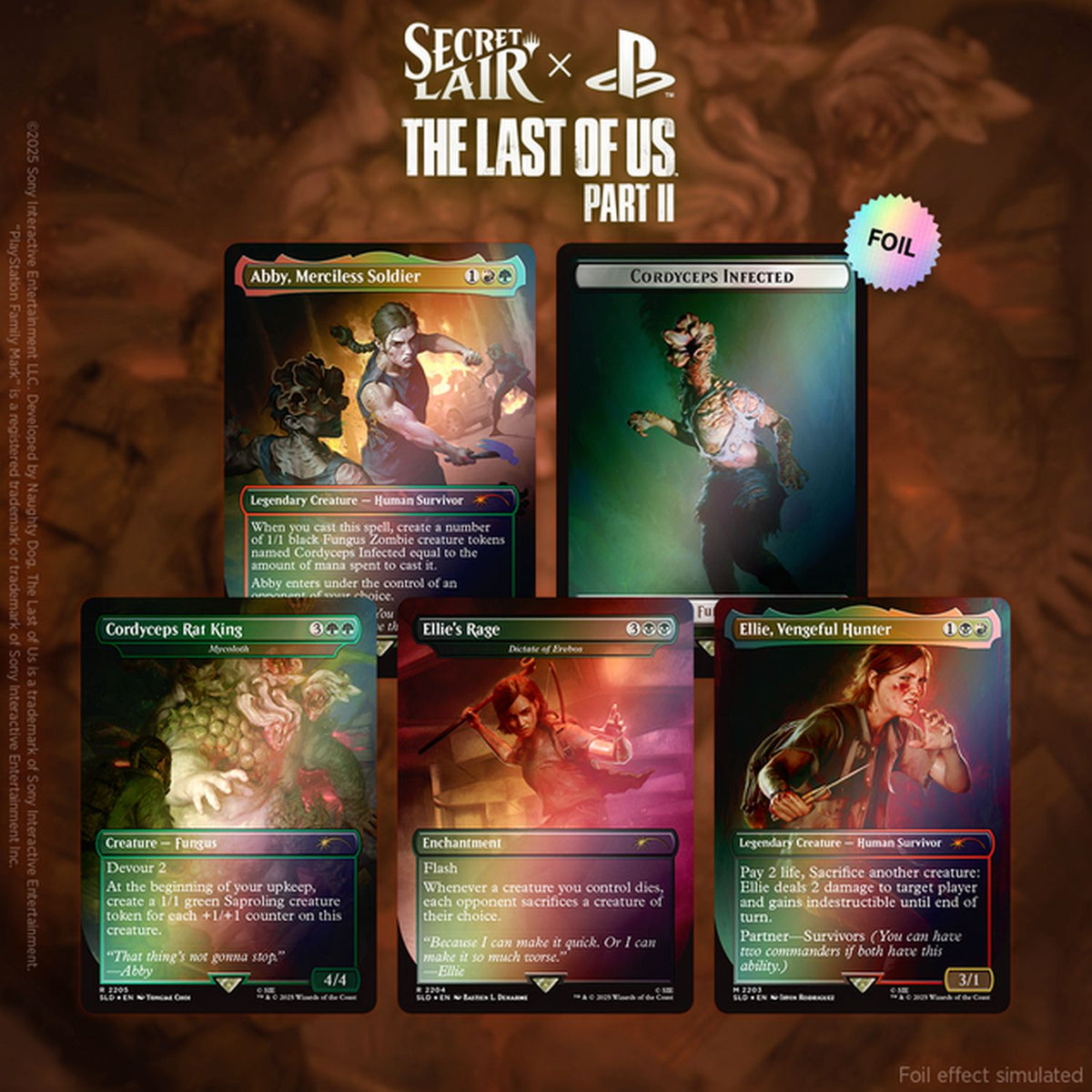 Magic the Gathering: Secret Lair x Last of Us Part 2 [Rainbow Foil Edition]