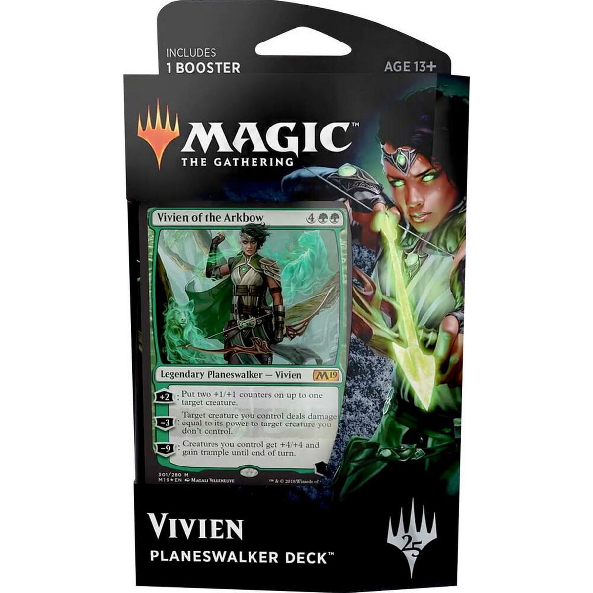 Magic the Gathering: Core Set 2019 Planeswalker Deck Vivien