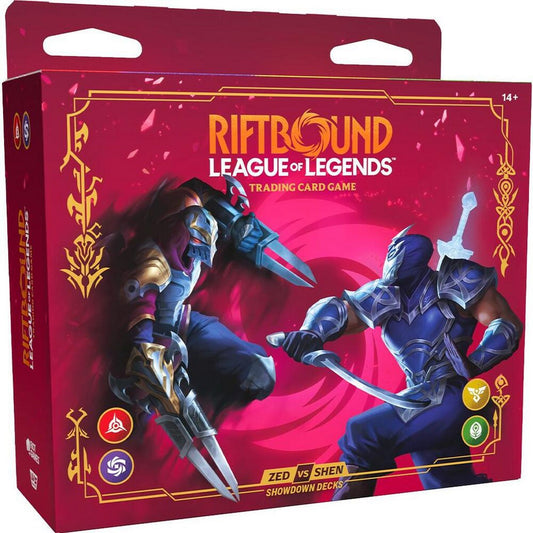 Riftbound TCG: Vendetta Showdown Decks: Zed vs Shen *Expected Release Date 07-31-2026*