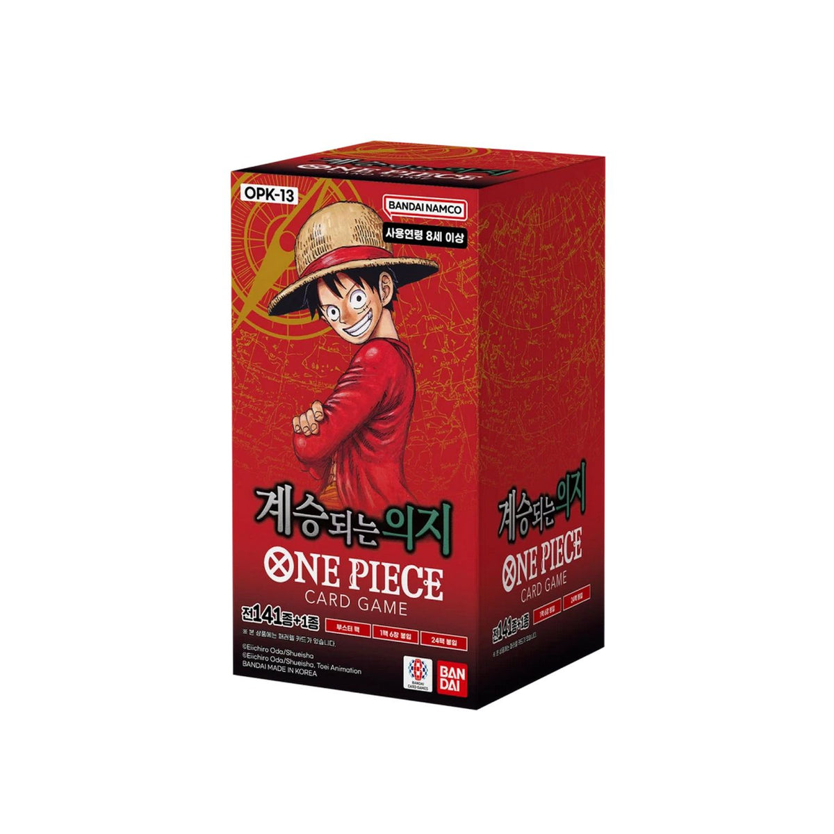 One Piece TCG: Korean Carrying On His Will Booster Box (OPK-13)