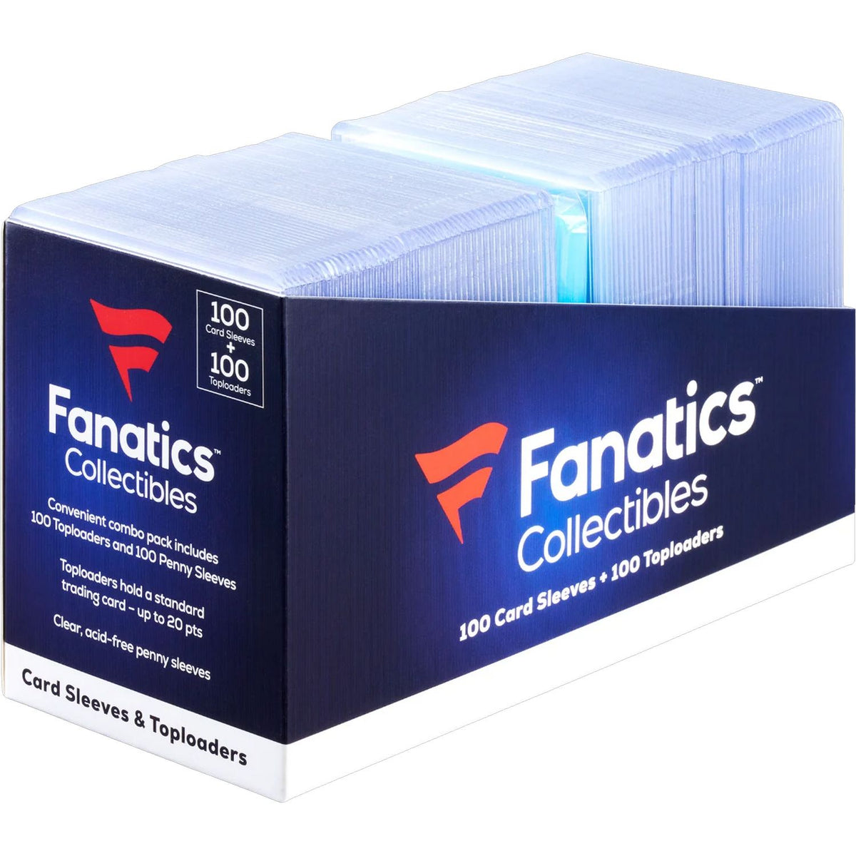 Topps Fanatics Sleeves/Toploader Combo Pack 100ct