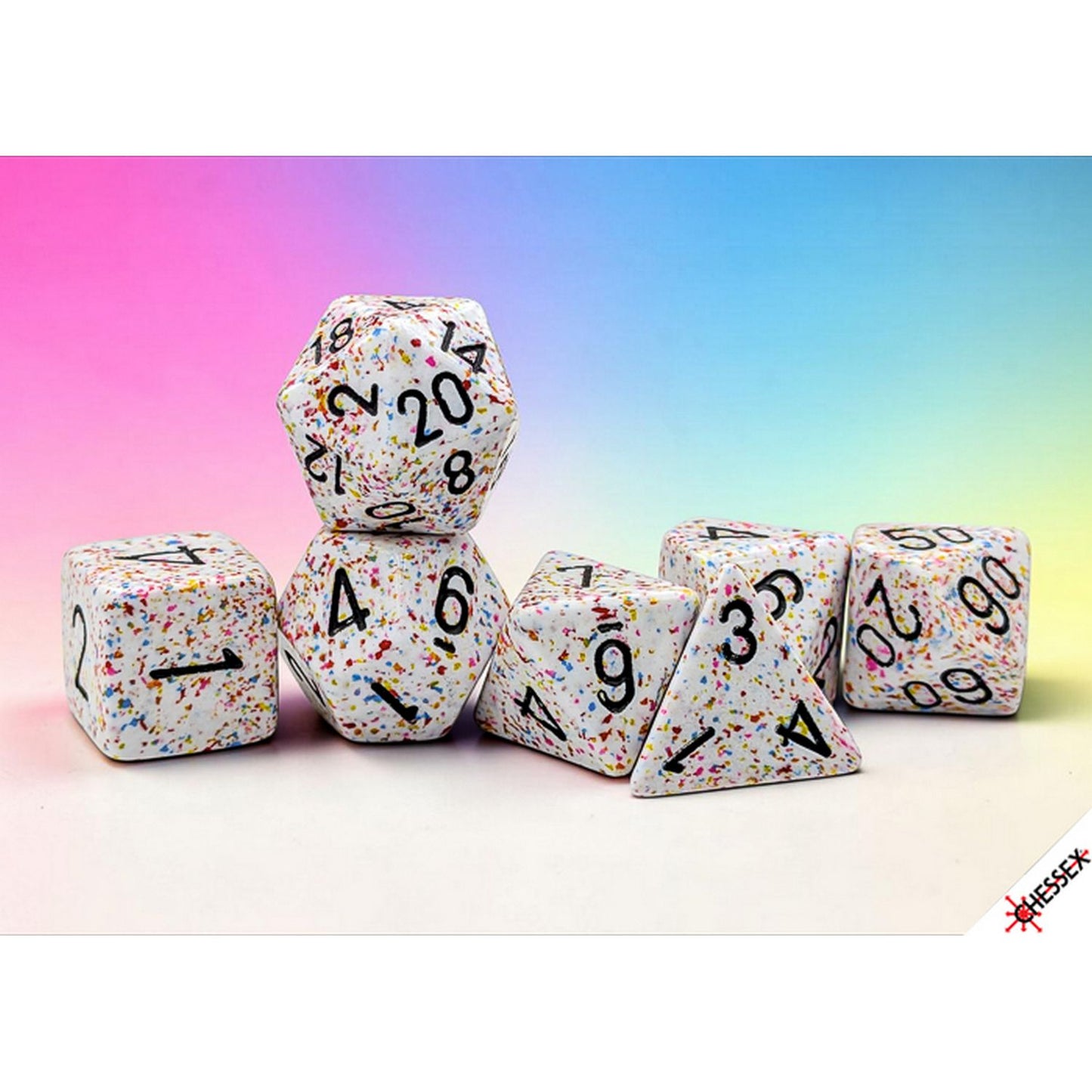 Chessex: Speckled Birthday Polyhedral 7-Dice Set