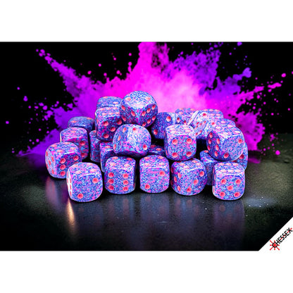 Chessex: Speckled Purple Passion 12mm d6 Dice Block (36 Dice)