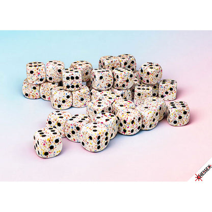 Chessex: Speckled Birthday 12mm d6 Dice Block (36 Dice)