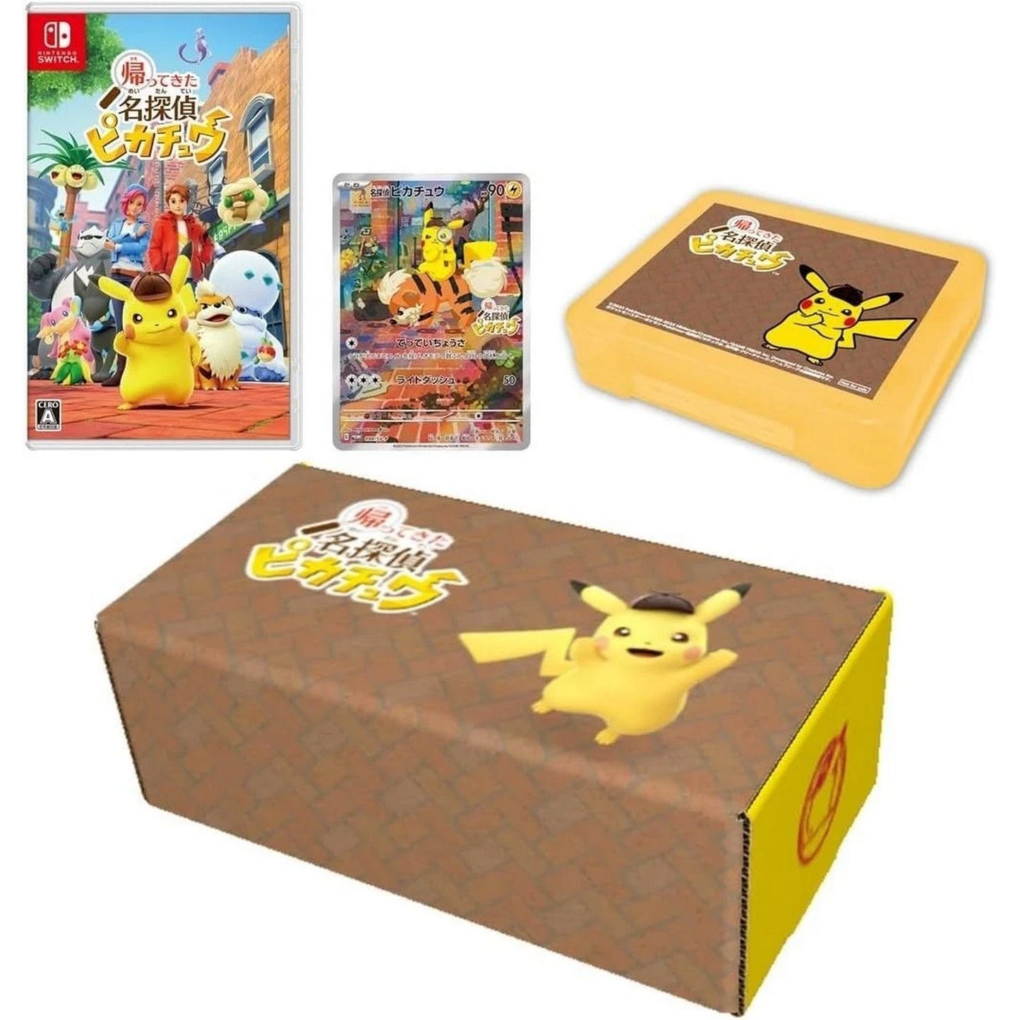 Pokemon: Japanese Detective Pikachu Returns Nintendo Switch Special Box with Promo