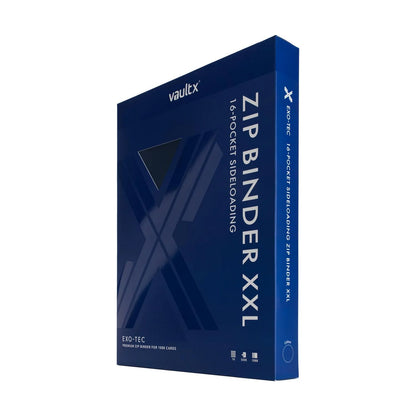 Vault X 16-Pocket Exo-Tec Zip Binder XXL (Royal Blue)