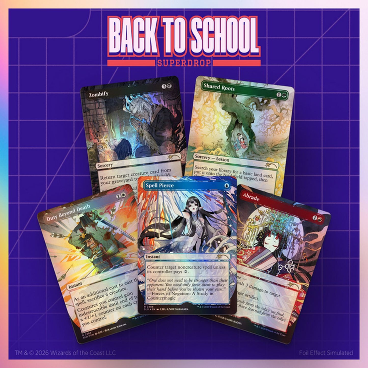 Magic the Gathering Secret Lair - Return to Mystical Archive [Traditional Foil Edition]