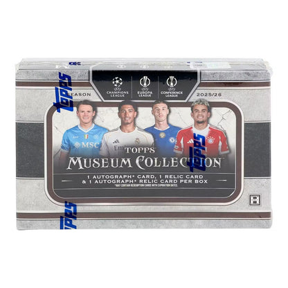 2025-26 Topps UEFA Club Competitions Museum Collection Soccer Hobby Box