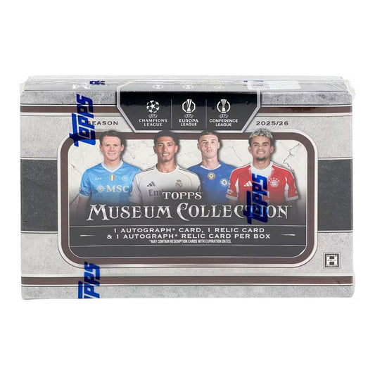 2025-26 Topps UEFA Club Competitions Museum Collection Soccer Hobby Box