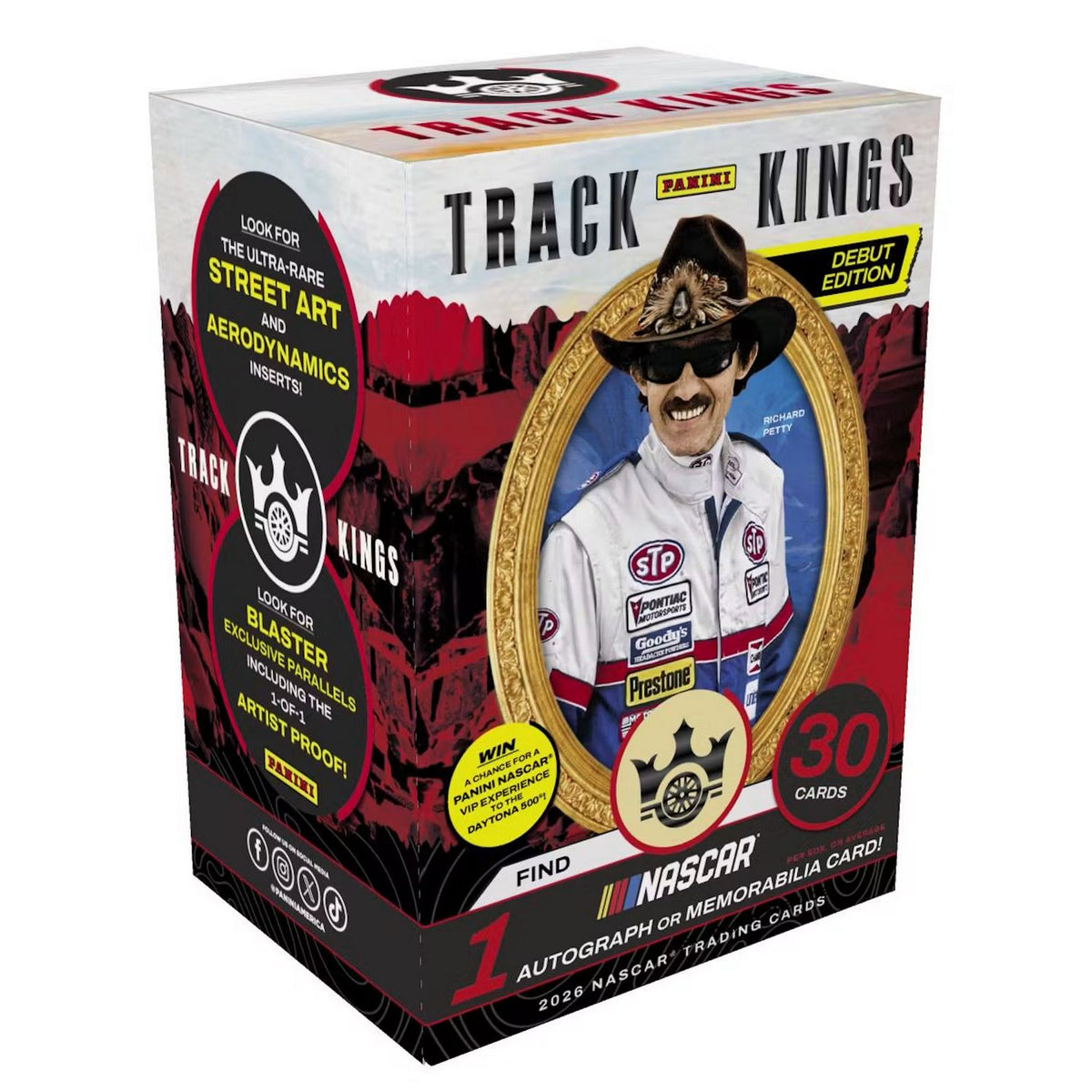 2026 Panini Track Kings NASCAR Racing Hobby Blaster Box