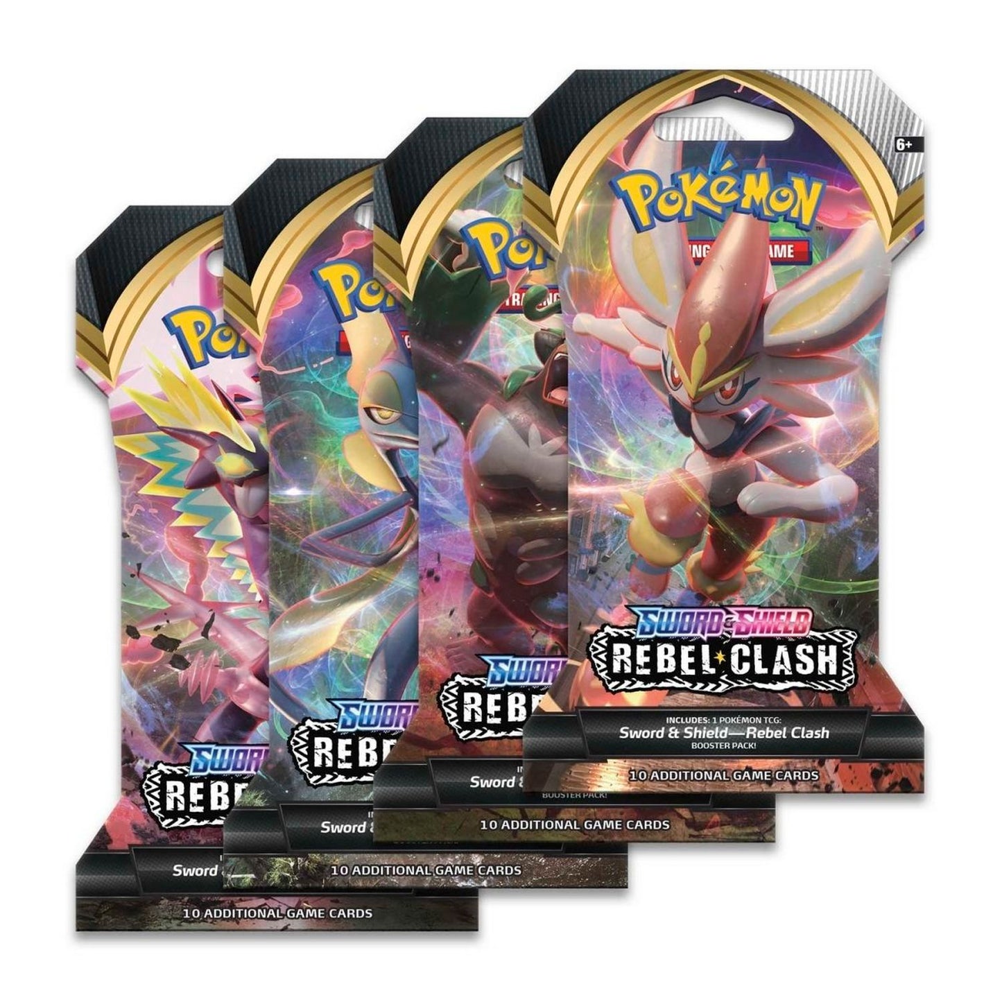 Pokemon: Sword & Shield Rebel Clash Sleeved Booster Pack