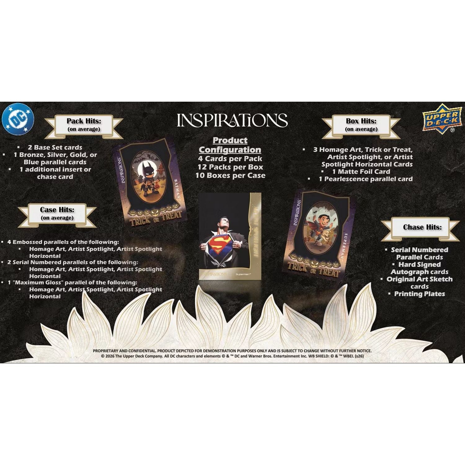 2026 Upper Deck Inspirations the World of DC Hobby Box *Contact Us To Order*、Upper Deck、kayou