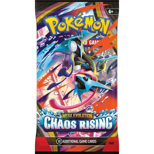Pokemon: Mega Evolution Chaos Rising Booster Pack