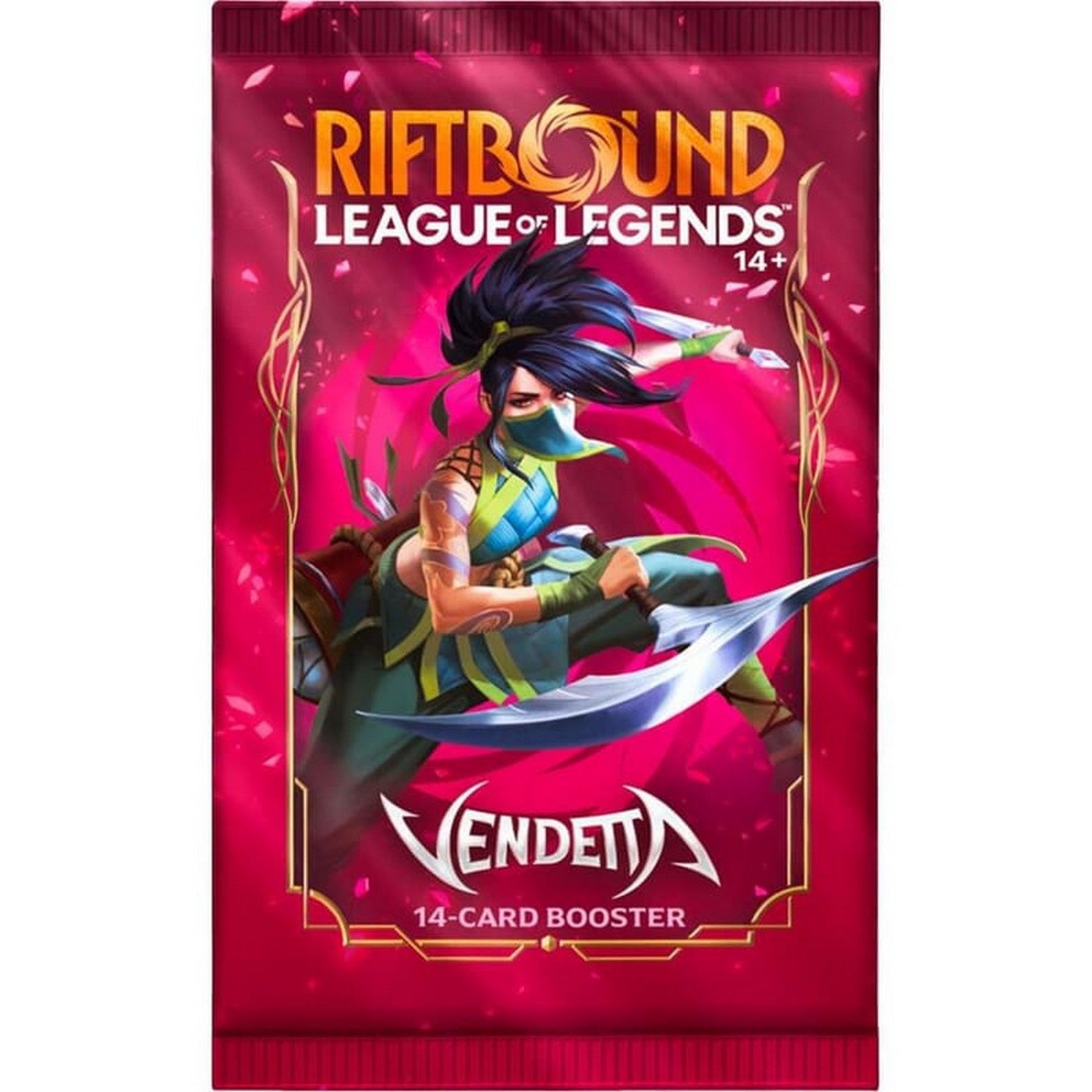 New Riftbound Runes Vendetta 14 Cards per pack.